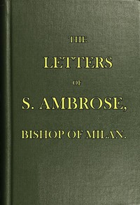 Cover of The Letters of S. Ambrose, Bisho...