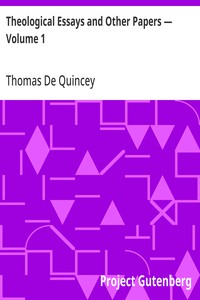 Cover of Theological Essays and Other Papers — Volume 1 — Background and Themes