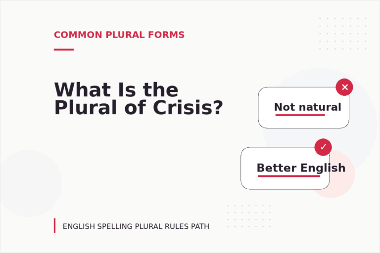 What Is the Plural of Crisis?