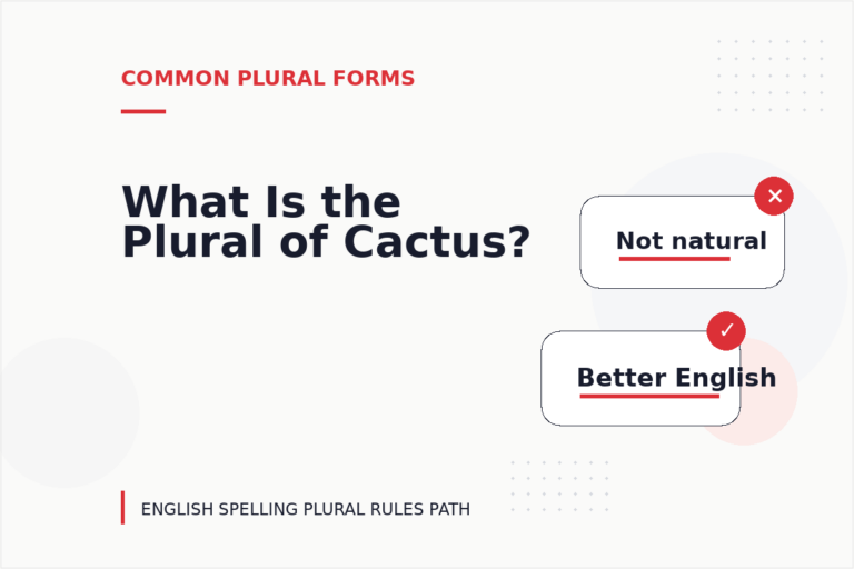 What Is the Plural of Cactus?