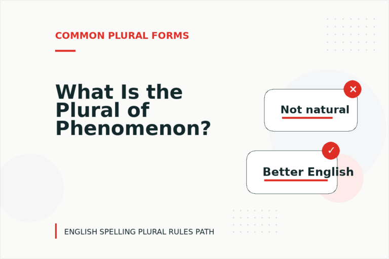 What Is the Plural of Phenomenon?