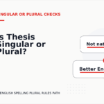 Is Thesis Singular or Plural?