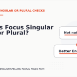 Is Focus Singular or Plural?