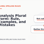 Analysis Plural Form: Rule, Examples, and Mistakes