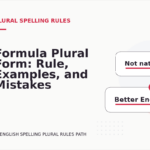 Formula Plural Form: Rule, Examples, and Mistakes