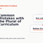 Common Mistakes with the Plural of Curriculum