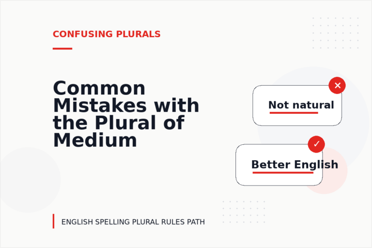Common Mistakes with the Plural of Medium